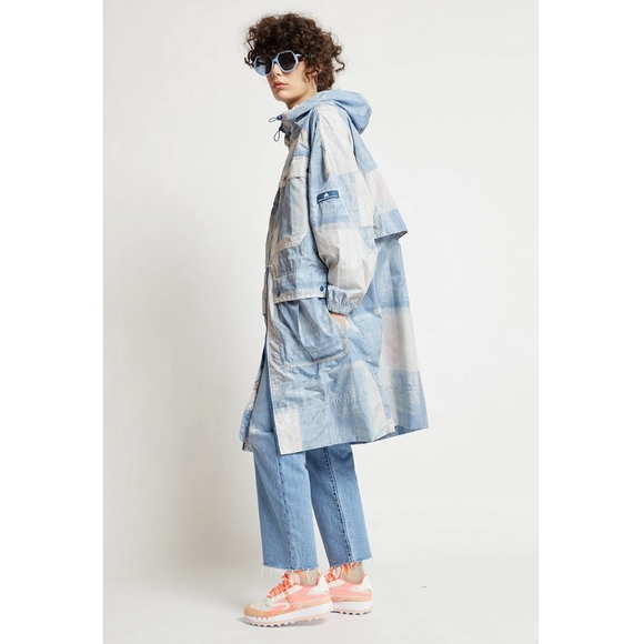 NWOT Adidas by Stella McCartney Pastel Brushstroke Athleisure Streetwear Parka - Picture 7 of 16